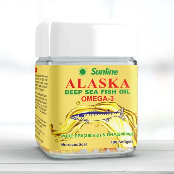 Sunline Alaska Deep Sea Fish Oil - 100 softgels