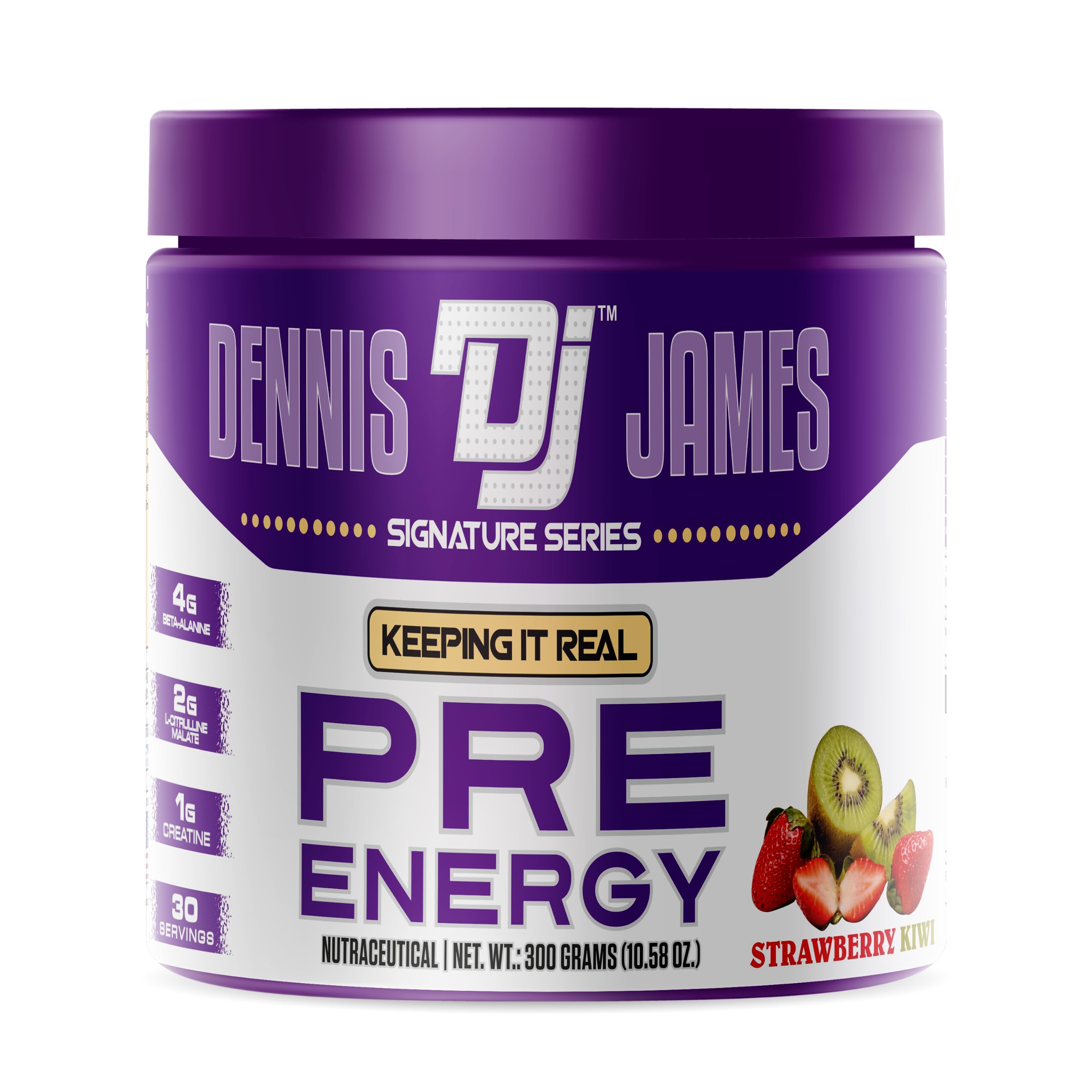 DENNIS JAMES PRE ENERGY, 30 SERVINGS