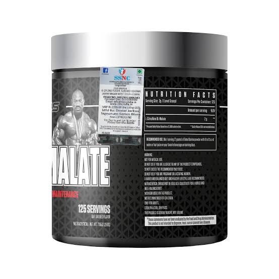 DEXTER BLACK SERIES CITRULLINE MALATE - 250 gms - Image 4