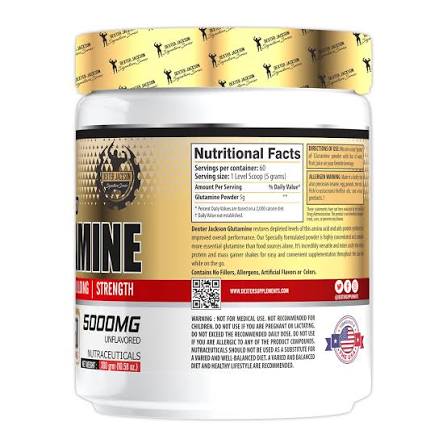 DEXTER JACKSON GOLD GLUTAMINE, 300 gms - Image 2