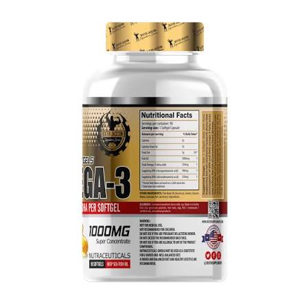 Dexter Jackson Omega-3 1000Mg (90 Softgels) - Image 2