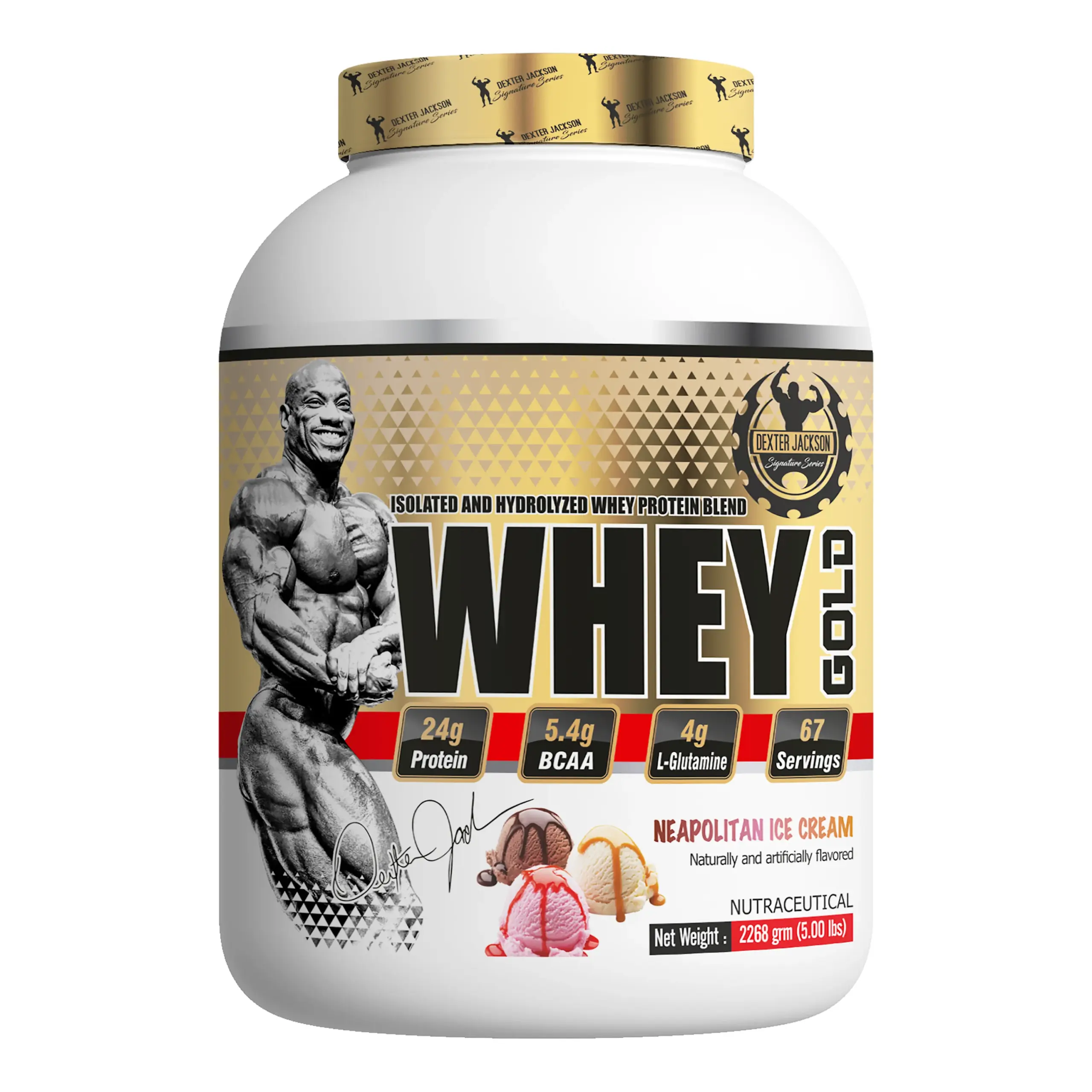 DEXTER JACKSON GOLD WHEY GOLD- 5 lbs - Image 6
