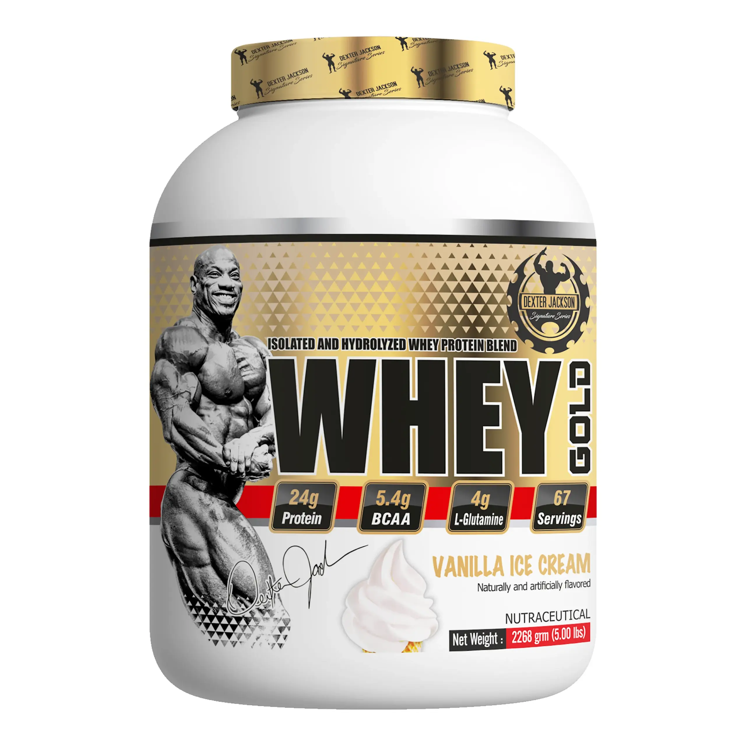 DEXTER JACKSON GOLD WHEY GOLD- 5 lbs - Image 4