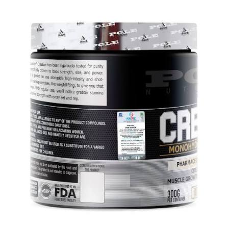 Pole Nutrition Micronized Creatine Monohydrate -300 gm - Image 3