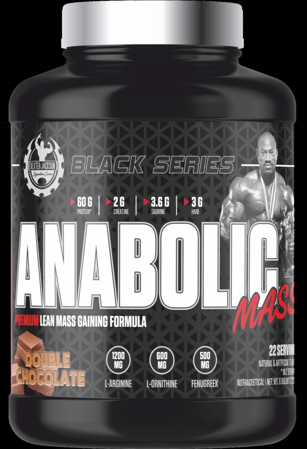 DEXTER JACKSON BLACK SIGNATURE SERIES ANABOLIC GAINER 6 LBS