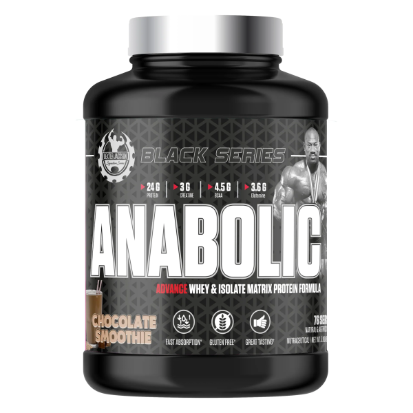 DEXTER JACKSON BLACK SIGNATURE SERIES ANABOLIC WHEY, 5 LBS