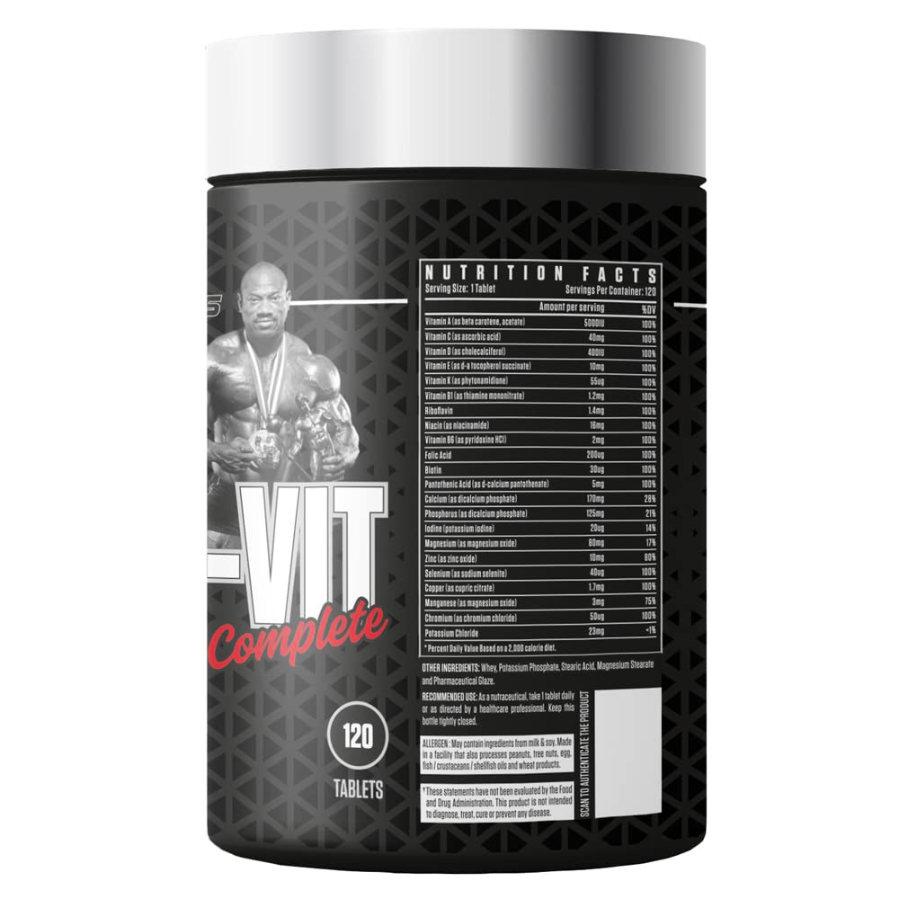 DEXTER JACKSON BLACK SIGNATURE SERIES MULTI-VIT SUPPORT, 120 TABLETS - Image 2