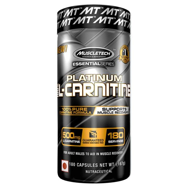 MuscleTech Platinum 100% L Carnitine - 60caps