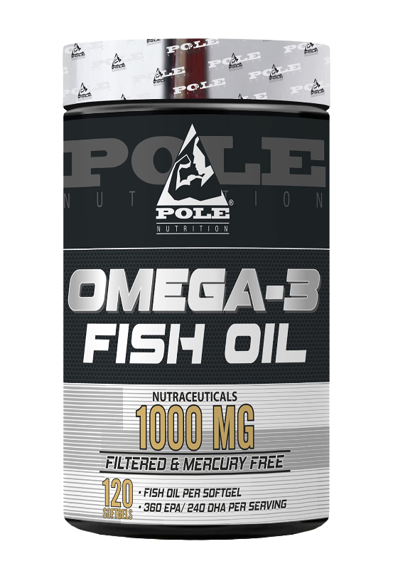 Pole Nutrition Omega-3 Fish Oil 1000mg - 120 Softgels