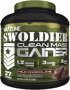 Warzone  Swoldier Clean Mass, Gainer Protein -6 lbs