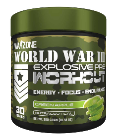 Warzone World War 3 Explosive Pre Workout -30 Servings