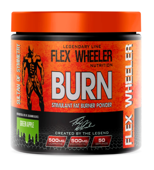 Flex Wheeler Nutrition Burn Stimulant Fat Burner Powder 50 Servings