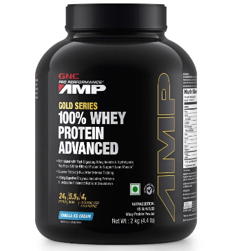 GNC Amp Gold Series 100% Whey Protein  (2 kg)