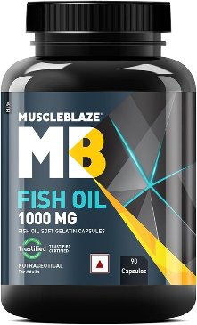 MuscleBlaze Omega 3 Fish Oil -90 Capsules