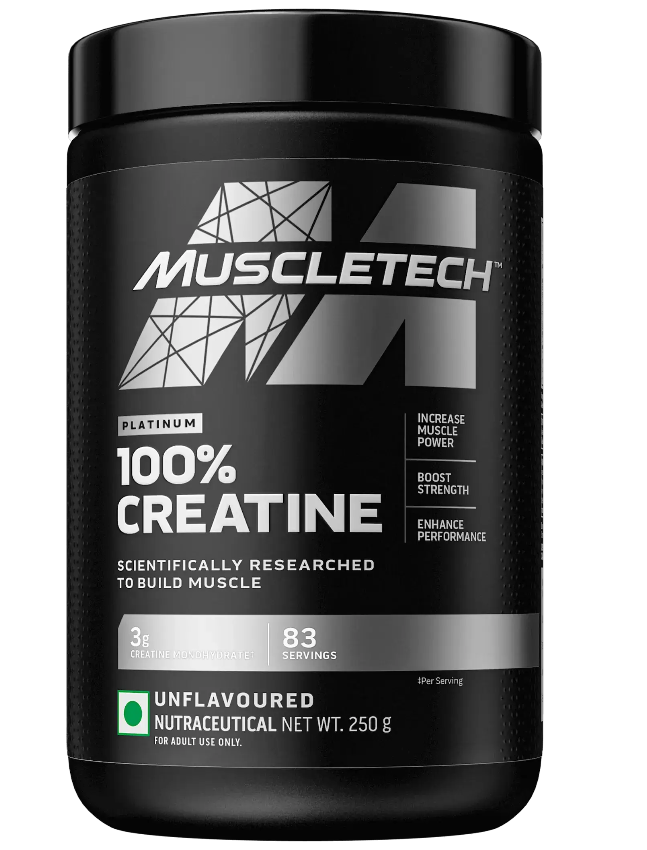 Muscletech Platinum 100% Creatine Powder - 250 Gm