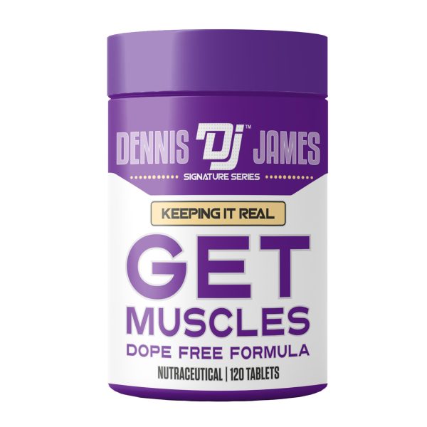DENNIS JAMES GET MUSCLES, 120 TABLETS