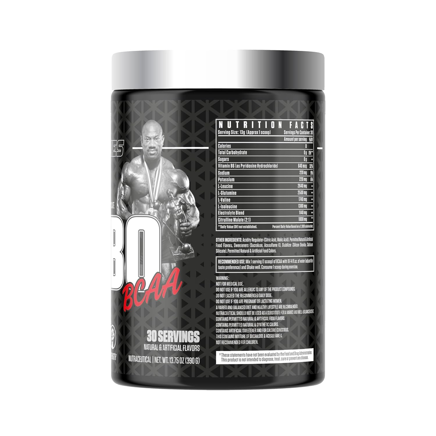DEXTER JACKSON BLACK SIGNATURE SERIES TURBO BCAA, 30 SERVINGS - Image 2