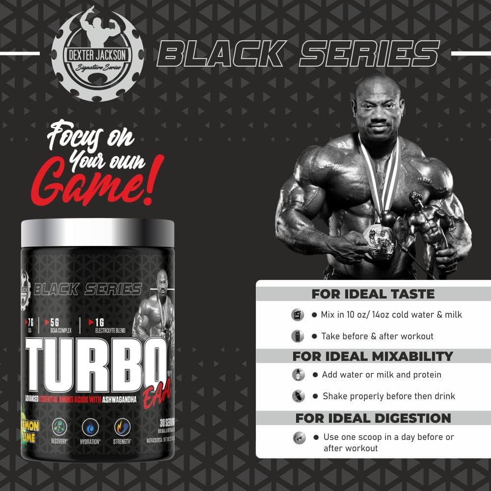 DEXTER JACKSON BLACK SIGNATURE SERIES TURBO EAA, 30 SERVINGS - Image 3