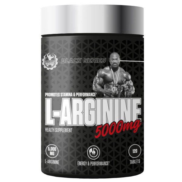DEXTER JACKSON BLACK SIGNATURE SERIES L-ARGININE 5000MG, 120 TABLETS