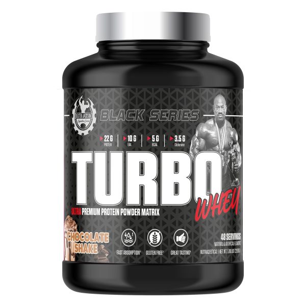 DEXTER JACKSON BLACK SIGNATURE SERIES TURBO WHEY, 5 LBS