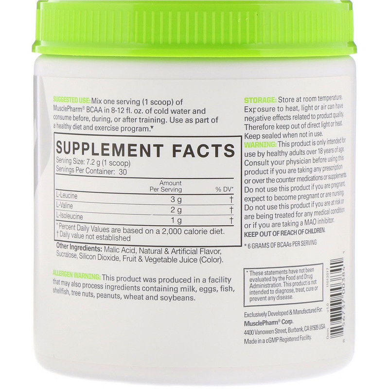 MusclePharm BCAA - 30 Servings - Image 4