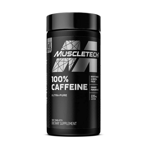Muscletech Platinum 100% Caffeine, 220 mg - 125 tablets
