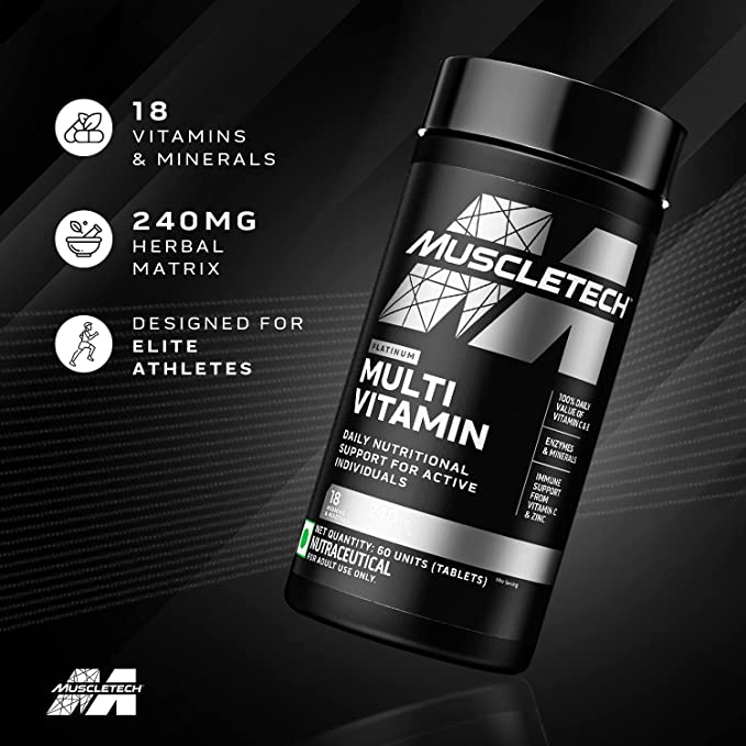 MuscleTech Multi Vitamin - 90 tablets - Image 2