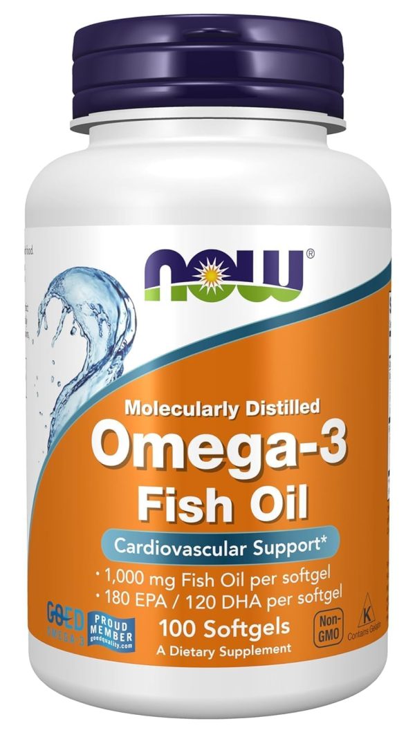Now Omega-3, 1000 mg - 100 Softgels