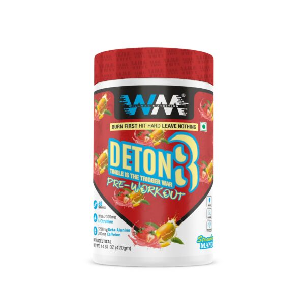 Willmax Nutrition DETON 8 Pre-Workout – Explosive Energy, Focus & Pump