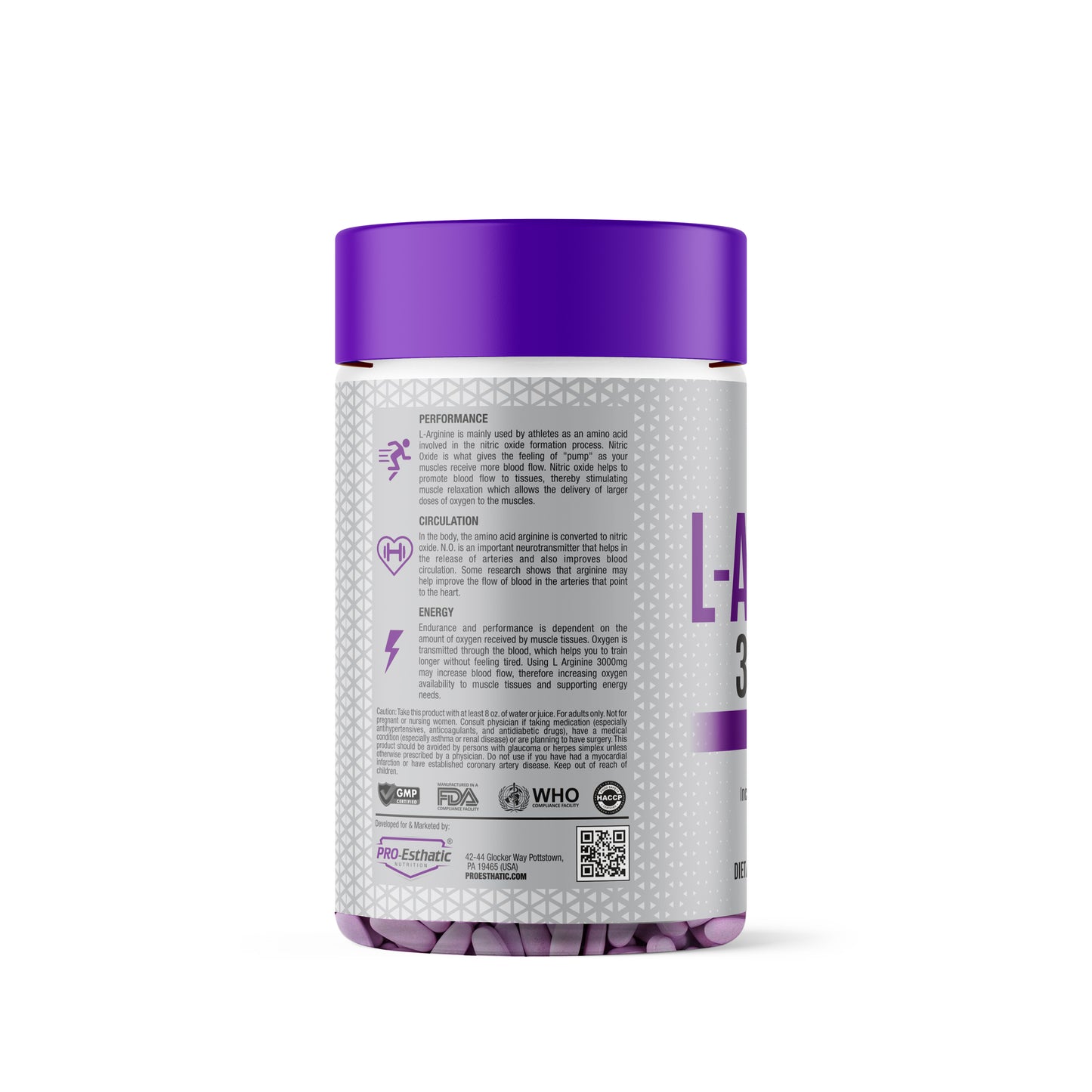 PRO-esthatic L-Arginine 3000 mg - Image 2