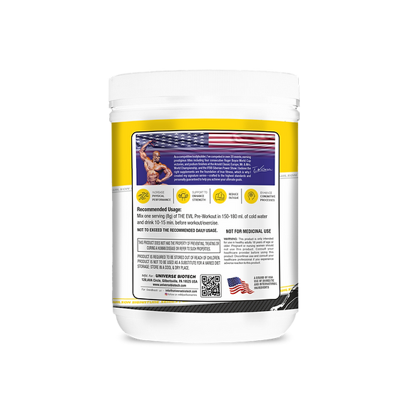 Eddy Wilson Signature Series THE EVIL Pre-Workout - Image 3