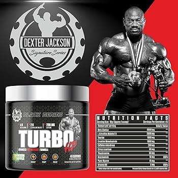 DEXTER JACKSON BLACK SIGNATURE SERIES TURBO HP PRE, 45 SERVINGS - Image 2